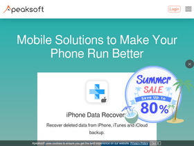 'apeaksoft.com' screenshot