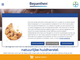 'bepanthen.nl' screenshot
