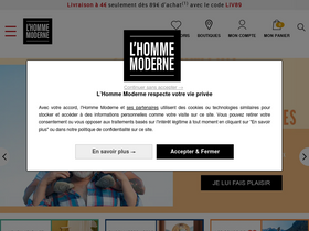 'lhommemoderne.fr' screenshot