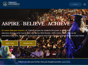 'trident.edu' screenshot