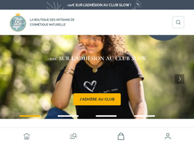 'slow-cosmetique.com' screenshot