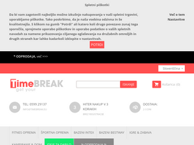 'timebreak.eu' screenshot