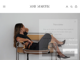 may-martin.com homepage screenshot