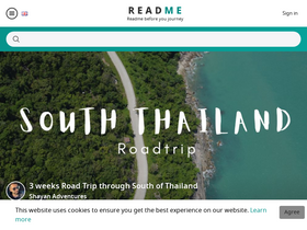 'readme.me' screenshot