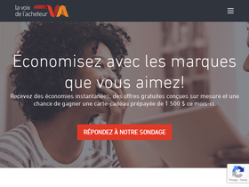 'lavoixdelacheteur.com' screenshot