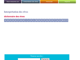 'reve-interprete.com' screenshot