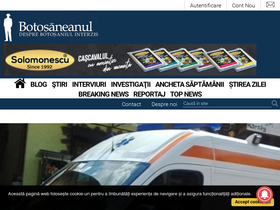 'botosaneanul.ro' screenshot