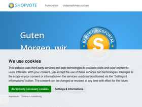 'shopvote.de' screenshot