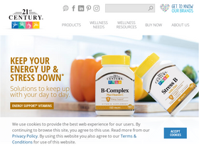 '21stcenturyvitamins.com' screenshot