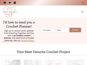 'stitching-together.com' screenshot