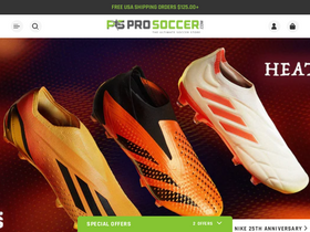 'prosoccer.com' screenshot