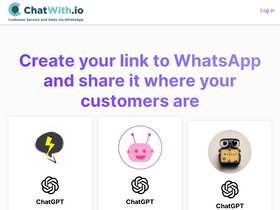 'chatwith.io' screenshot