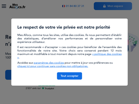 'mes-allocs.fr' screenshot