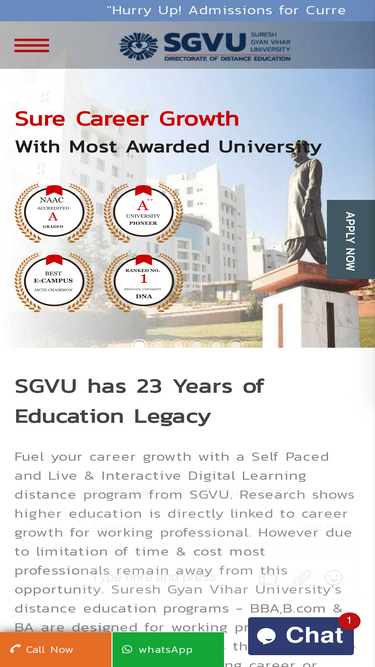 sgvu.edu.in