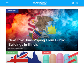'vapingdaily.com' screenshot