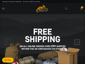 'helikon-tex.us' screenshot