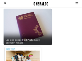 'heraldgoa.in' screenshot