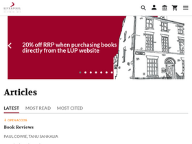 'liverpooluniversitypress.co.uk' screenshot