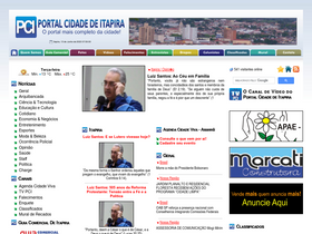 'cidadedeitapira.com.br' screenshot