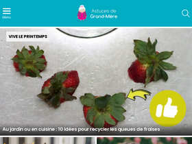 'astucesdegrandmere.net' screenshot
