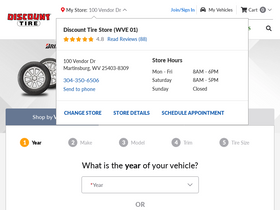 'discounttire.com' screenshot
