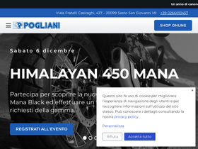 'pogliani.com' screenshot