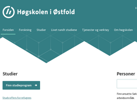 'hiof.no' screenshot