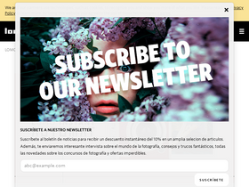 'lomography.es' screenshot