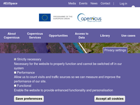 'marine.copernicus.eu' screenshot