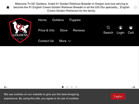 oc-goldens.com homepage screenshot