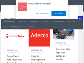 'divulgaempregos.com.br' screenshot