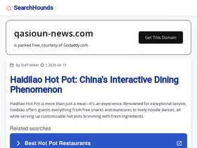 'qasioun-news.com' screenshot