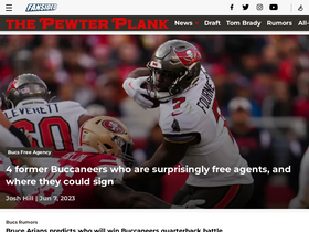 'thepewterplank.com' screenshot