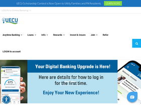 'uecu.org' screenshot