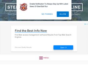 'steel-ball-run.com' screenshot