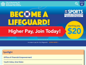 'cityofrochester.gov' screenshot