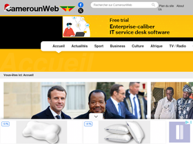 'camerounweb.com' screenshot