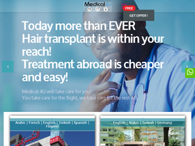 'medicalhair4u.com' screenshot