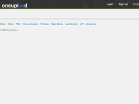 'oneupload.to' screenshot