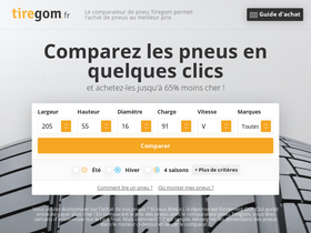 'tiregom.fr' screenshot