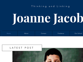 'joannejacobs.com' screenshot