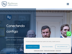 'rodenasabogados.com' screenshot