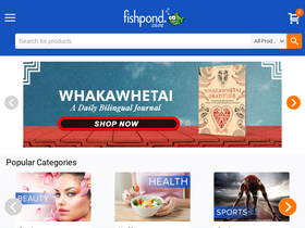 'fishpond.co.nz' screenshot