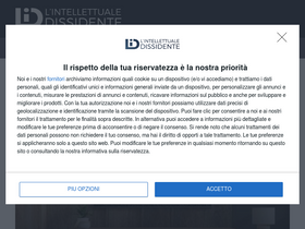 'lintellettualedissidente.it' screenshot
