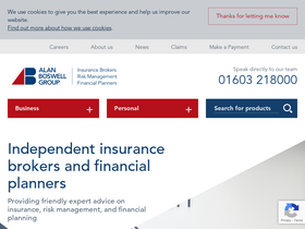 'alanboswell.com' screenshot