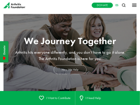 'arthritis.org' screenshot