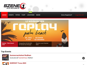 'szene1.at' screenshot