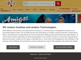 'shop24direct.de' screenshot