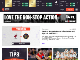 'statsinsider.com.au' screenshot