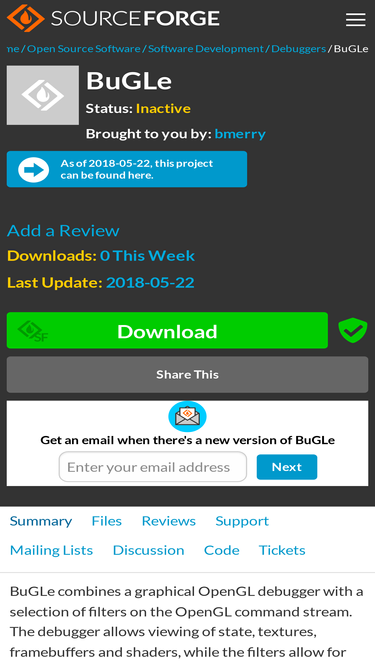 bugle.sourceforge.net